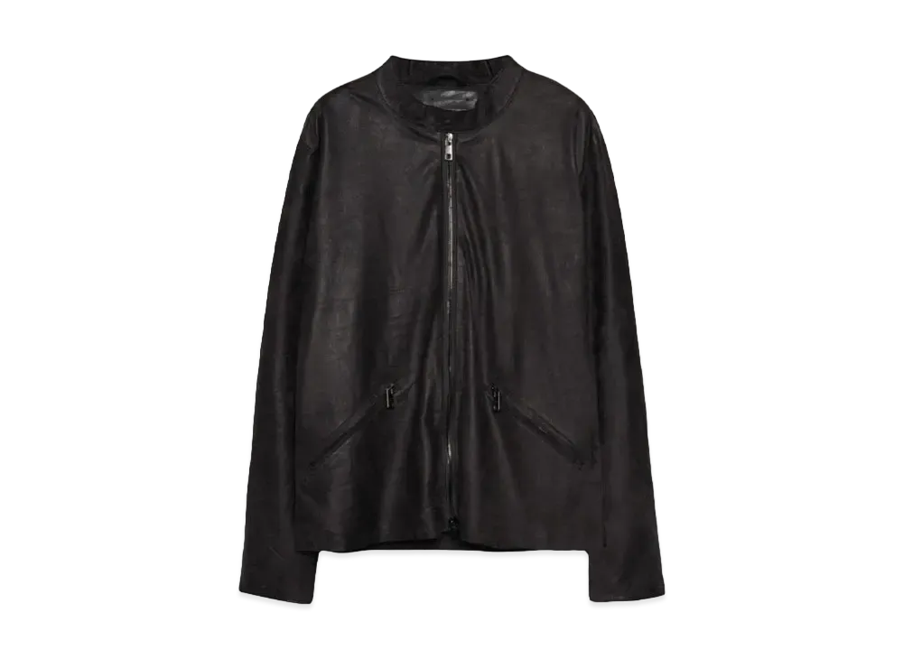 GIORGIO BRATO Single riders leather jacket ( EXCLUSIVE ) "CARBONE"