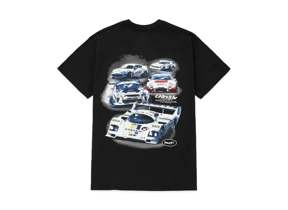 HUF x Greedy Tee "Black"