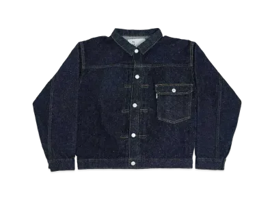 New Manual x THENIME x TANAKA 001 T-Back Denim Jacket "Vintage Wash 045"