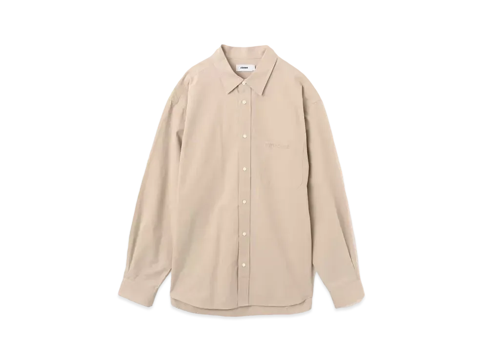 atmos Cotton Washer Broad Shirt "Beige"