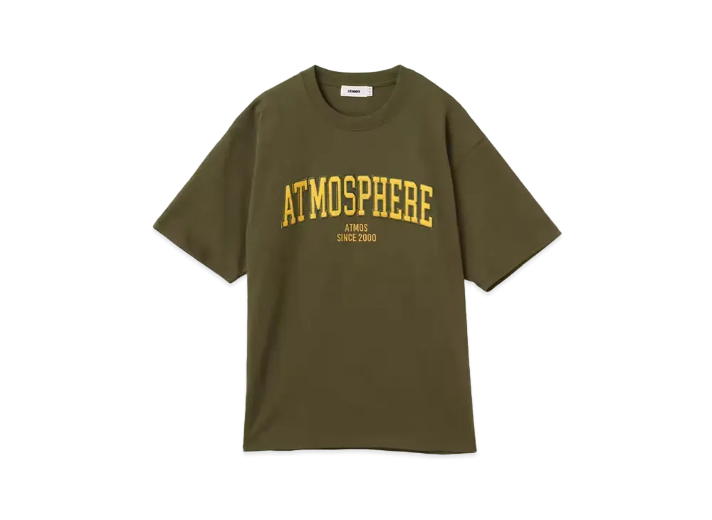 atmos College Logo T-Shirts "Khaki"