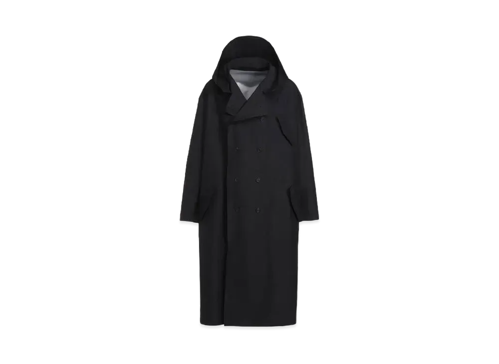 Yohji Yamamoto x Y-3 YY Gore Tex Hooded Trench Coat "Black"