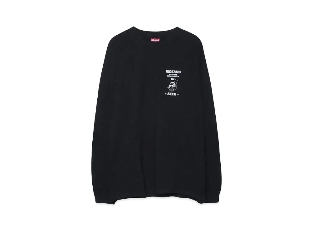 Hide and Seek Indian L/S Tee "BLACK"