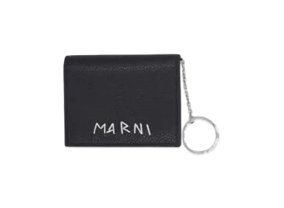 MARNI KEY HOLDER W/RING "BLACK"