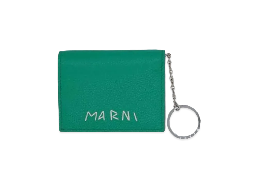 MARNI KEY HOLDER W/RING "SEA GREEN"