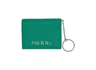 MARNI KEY HOLDER W/RING "SEA GREEN"