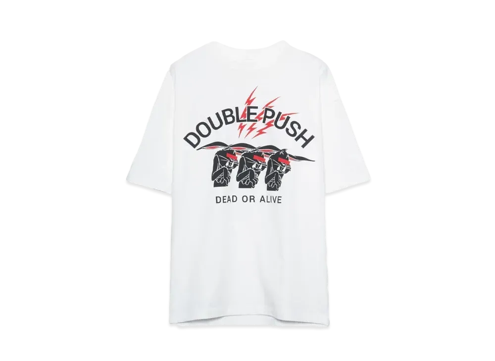 TAIN DOUBLE PUSH REVERSIVLE SHIRTS SLEEVE "WHITE"
