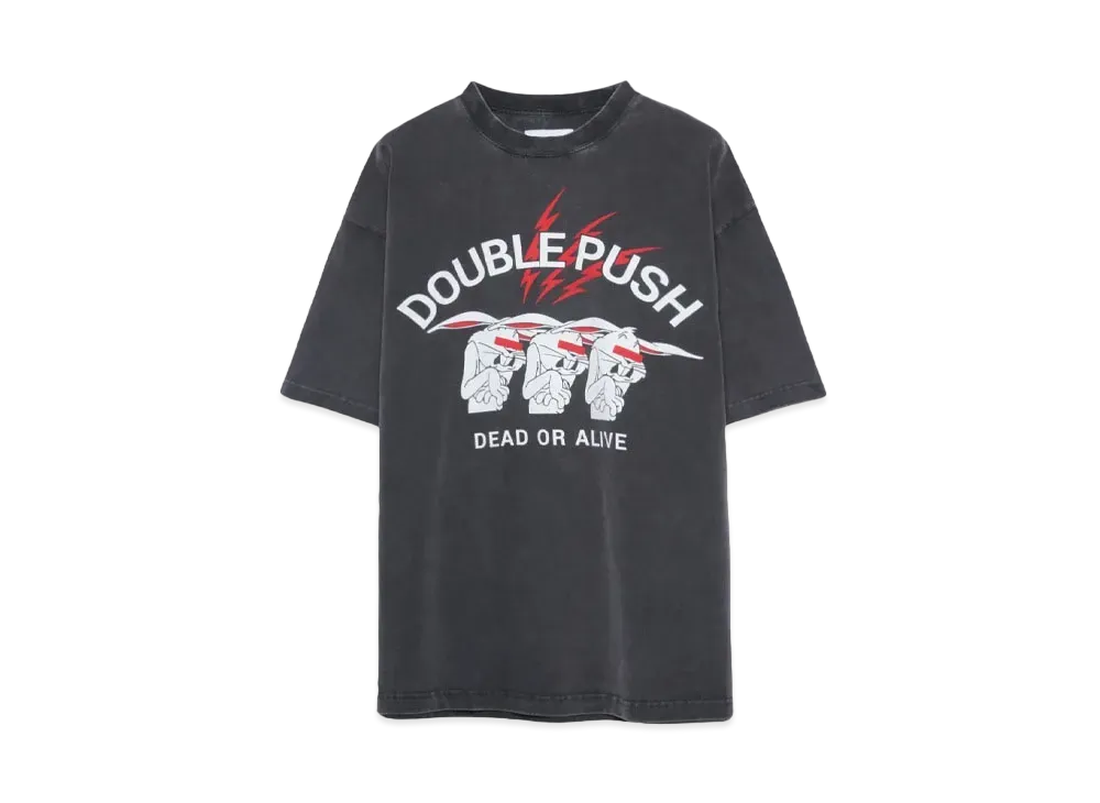 TAIN DOUBLE PUSH REVERSIVLE SHIRTS SLEEVE "BLACK"