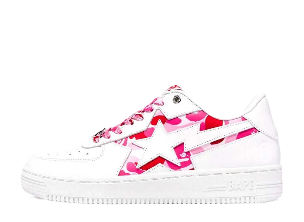 A BATHING APE®︎ BAPE STA ICON ABC CAMO "Pink"