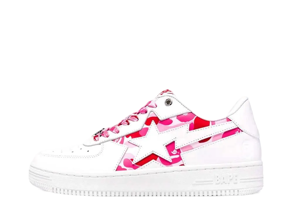 アベイシングエイプ ウィメンズ ベイプスタ アイコン ABC カモ "ピンク"