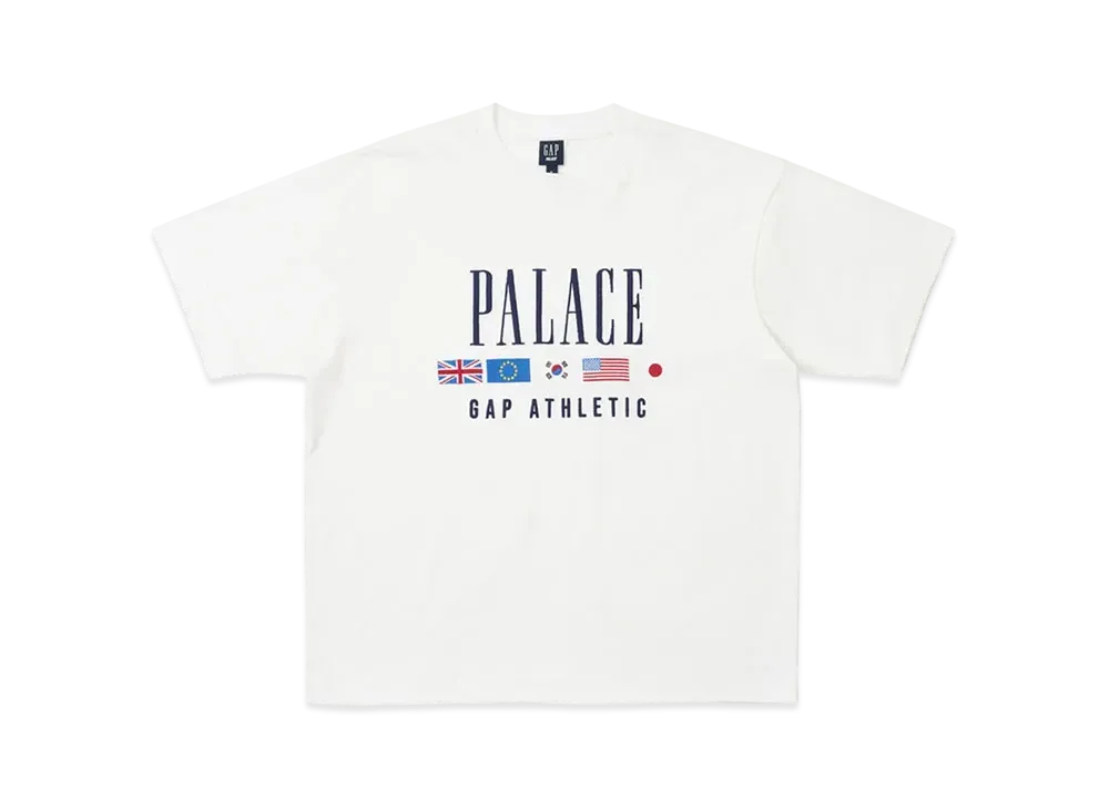 PALACE x Gap Heavy Jersey T-shirt "White"