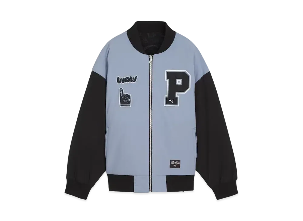 PUMA x SOPHIA CHANG Reversible Bomber Jacket "Zen Blue"