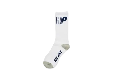 PALACE x Gap Crew Socks "White"