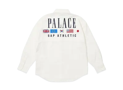 PALACE x Gap Kids Oxford Drop Shoulder "White"