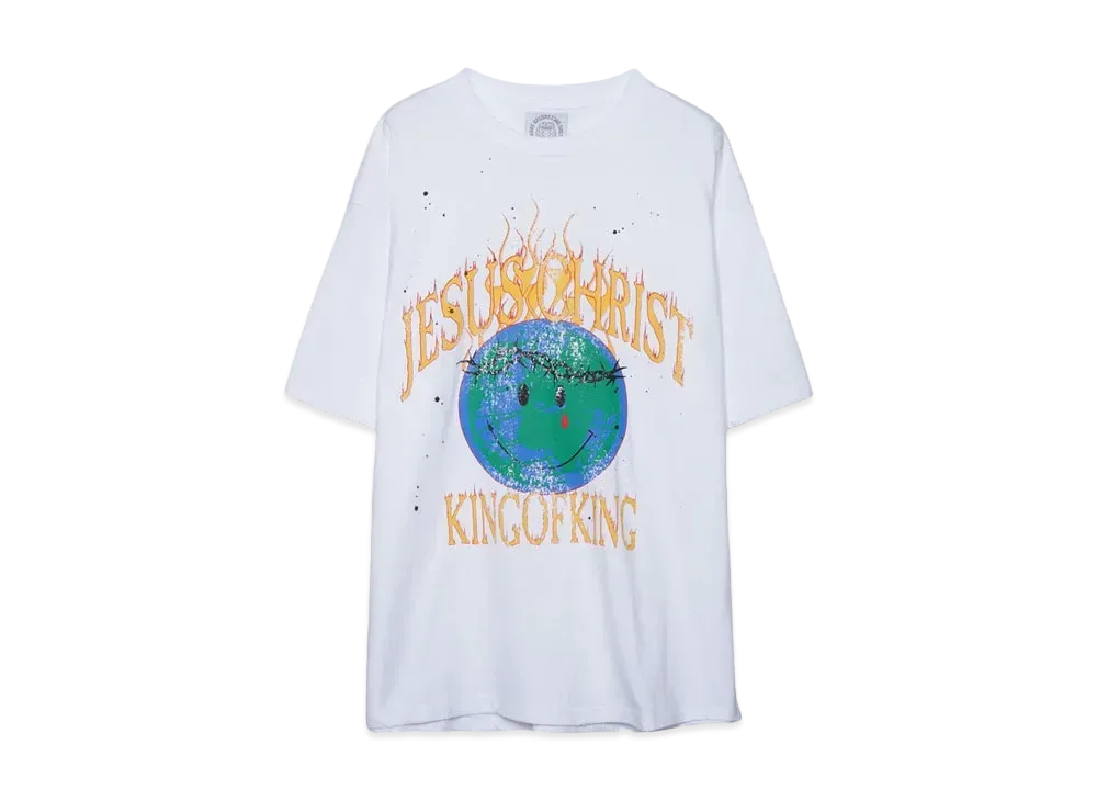 SOMEIT J.X.F VINTAGE TEE "WHITE"