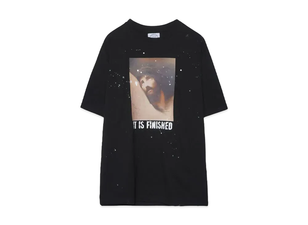 SOMEIT FINISHED VINTAGE TEE "BLACK"