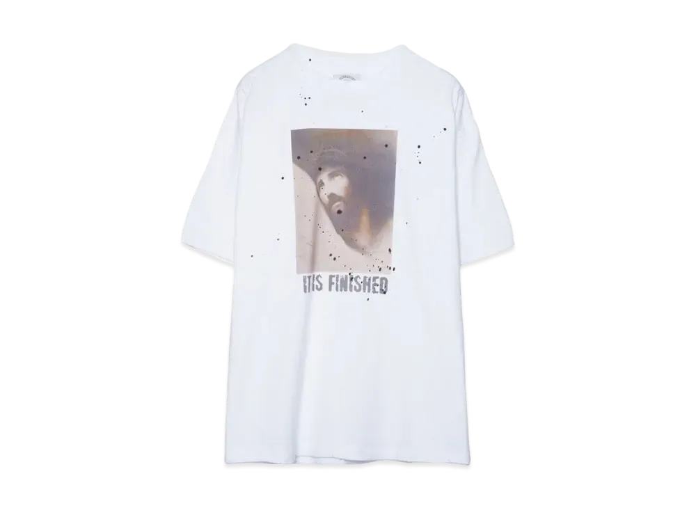 SOMEIT FINISHED VINTAGE TEE "WHITE"