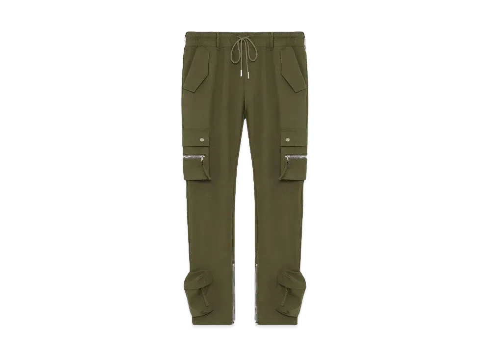 MLVINCE TYPE-4 SLIM STRETCH CARGO PANTS "OLIVE"