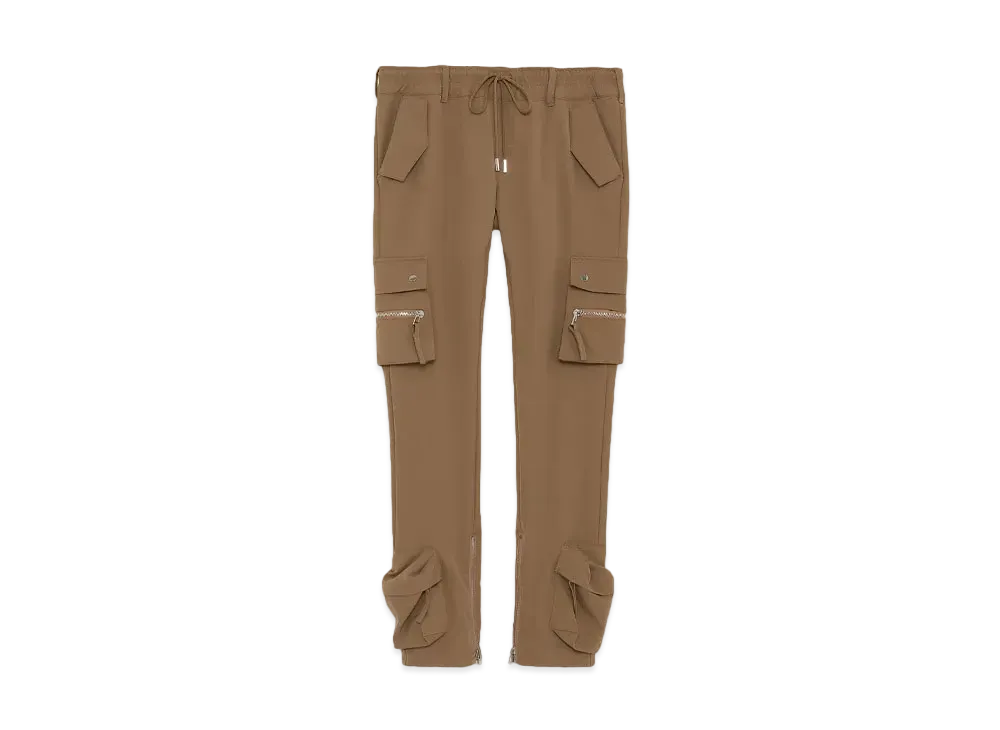 MLVINCE TYPE-4 SLIM STRETCH CARGO PANTS "BEIGE"