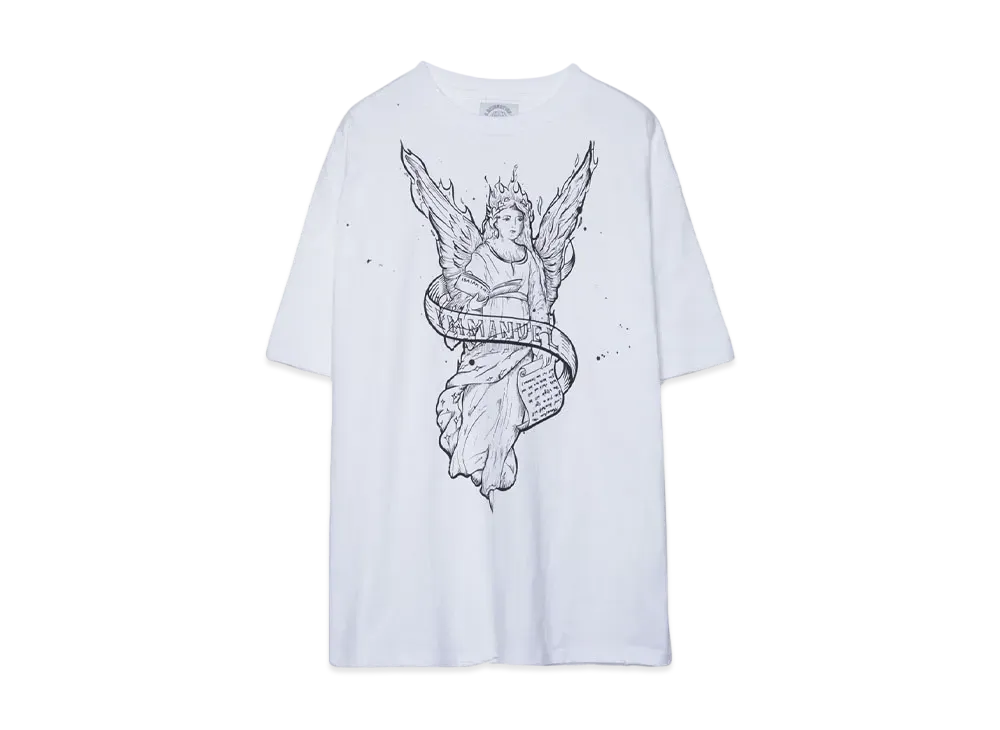 SOMEIT 714 VINTAGE TEE "WHITE"