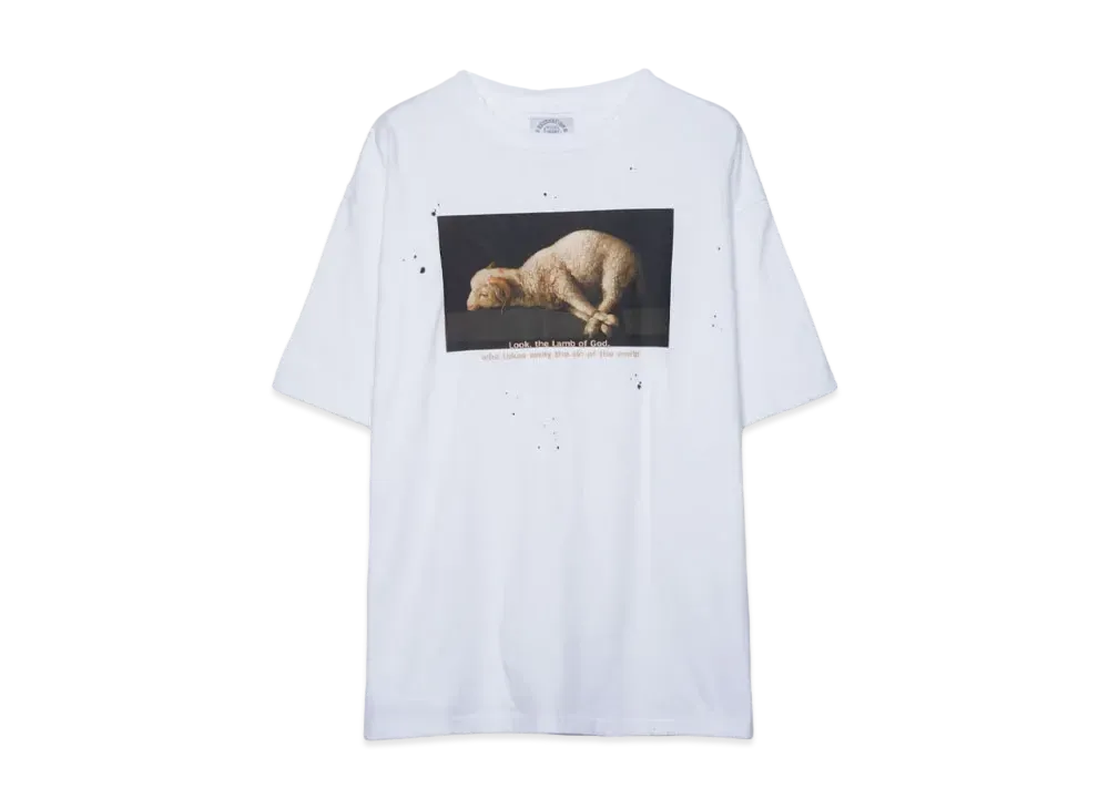 SOMEIT SHEEP VINTAGE TEE "WHITE"