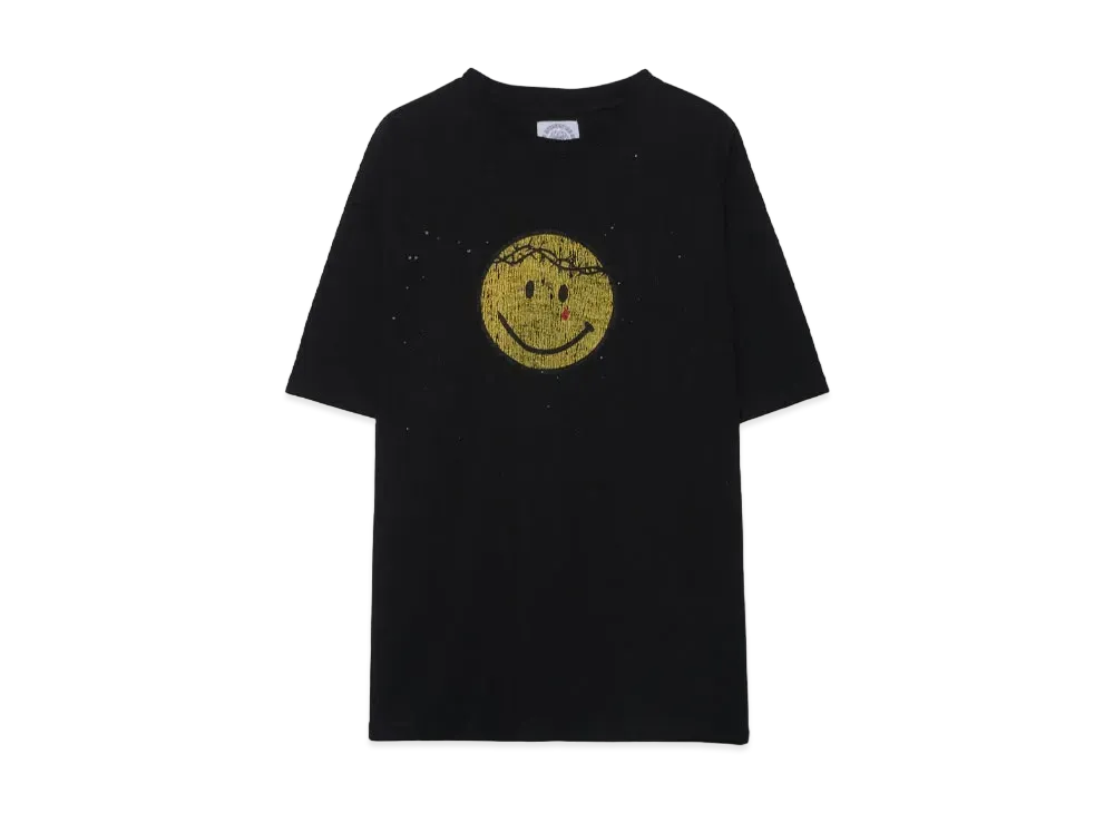 SOMEIT ANSWER VINTAGE TEE "BLACK"