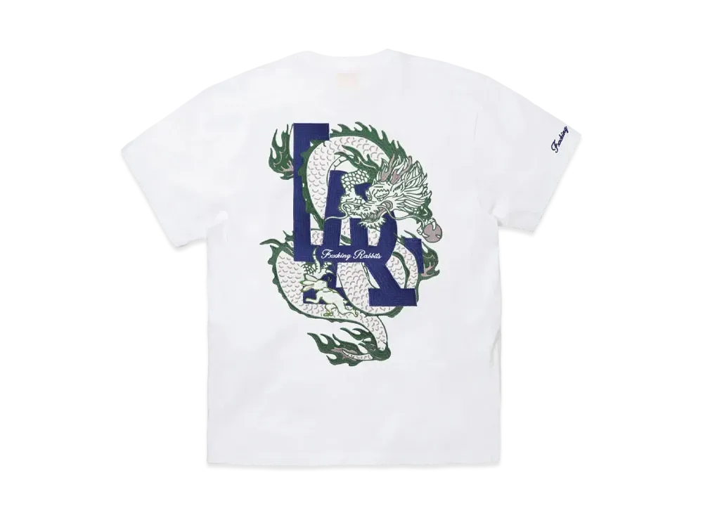 FR2 Dragon FR Logo Embroidery T-shirt Type 2 "White"