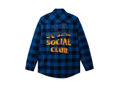 ANTI SOCIAL SOCIAL CLUB A Fire Inside Flannel "Blue"