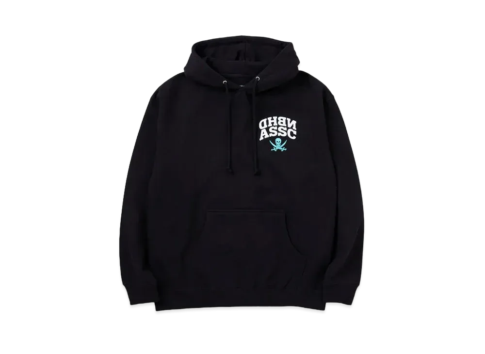 NEIGHBORHOOD NH x ASSC . Sweat Parka LS-2 "Black/Blue"