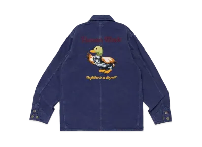 HUMAN MADE Garment Dyed Coverall Jacket "Navy"