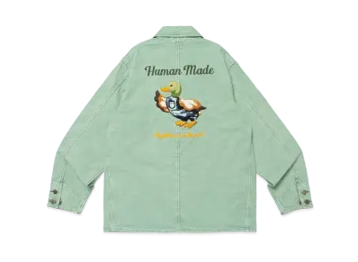 HUMAN MADE Garment Dyed Coverall Jacket "Green"