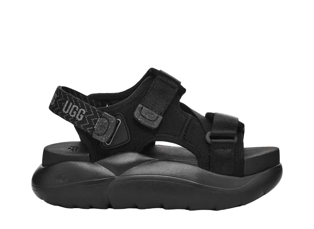 アグ ウィメンズ LA アルト クロス ストラップ "ブラック"