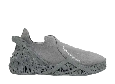 FENDI x Kengo Kuma Flow Sneakers "Gray"