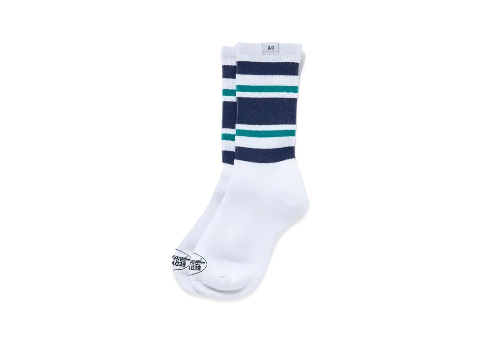 Bedwin & the heartbreakers 2 PcsPACK LINE SOCKS "LARRY" "NAVY"