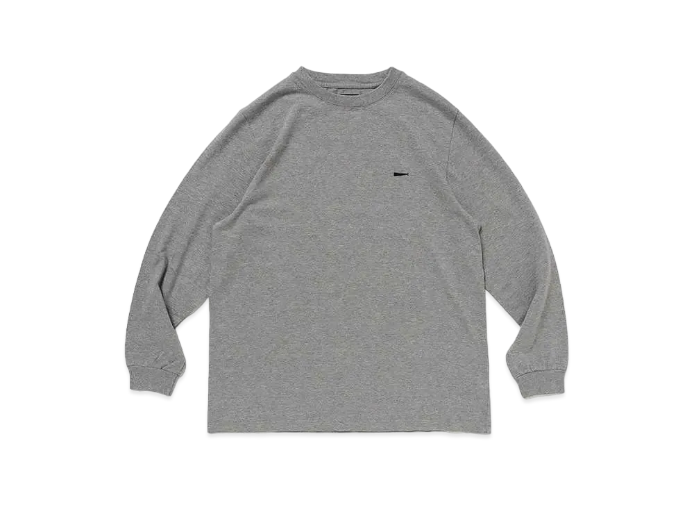 DESCENDANT Cachalot Organic Cotton Strip LS Classic Fit "Gray"