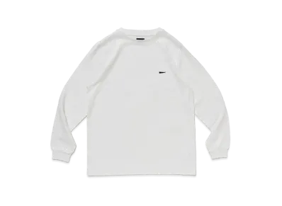 DESCENDANT Cachalot Organic Cotton Strip LS Classic Fit "White"