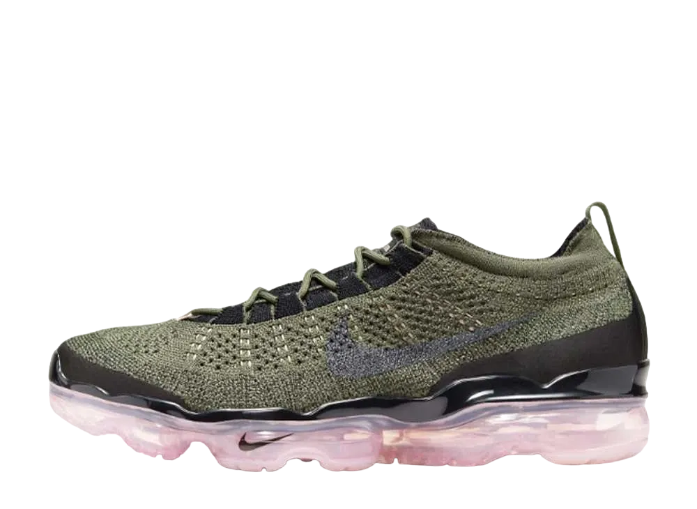 Nike Air VaporMax 2023 Flyknit "Medium Olive/Pink Oxford/Black"