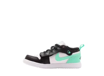 Nike TD Jordan 1 Low ALT "White/Black/Green Glow"