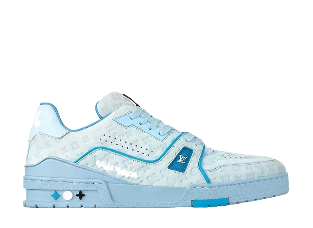 Tyler The Creator × Louis Vuitton LV Trainer Sneaker "Marine"