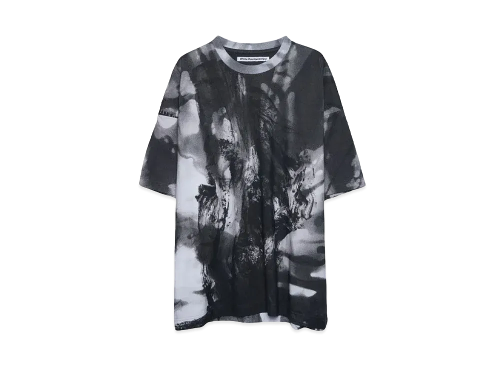White Mountaineering PHOTO PRINT T-SHIRT "BLACK/WHITE"