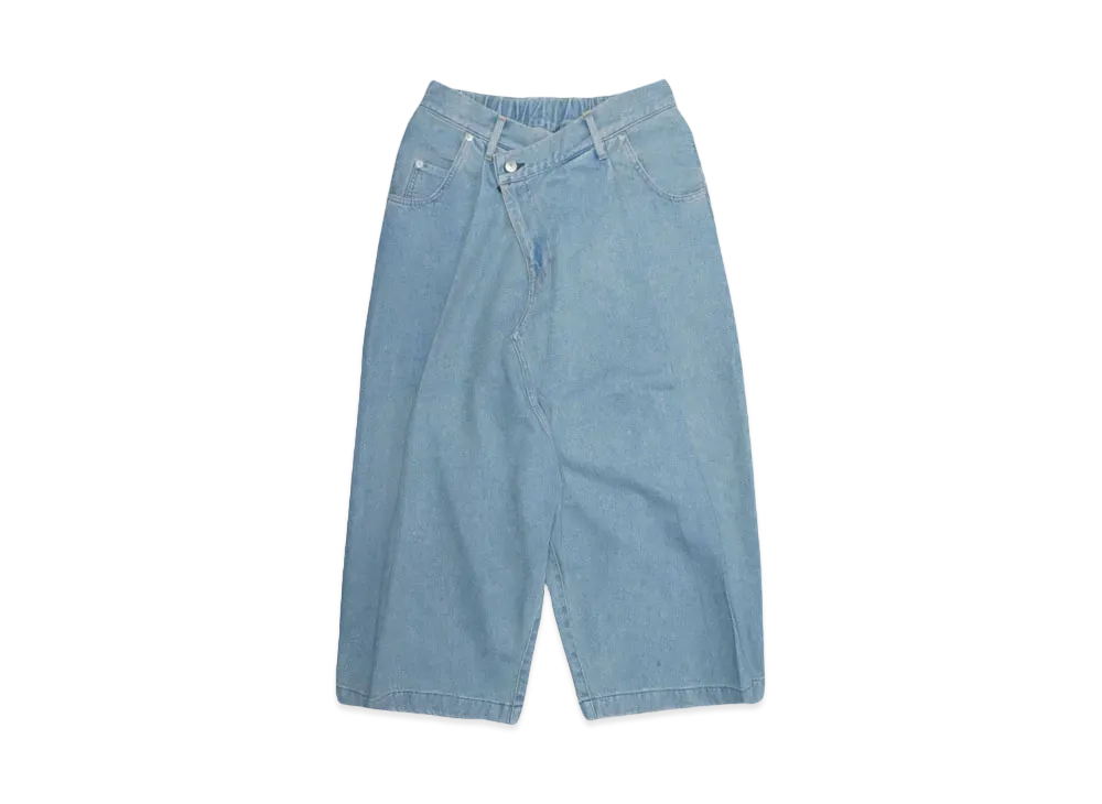 NEONSIGN Sarrouel Denim Slacks -Used- "INDIGO USED"