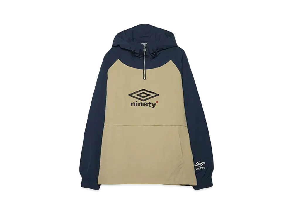 umbro x 9090 Raglan Anorak "Beige/Navy"