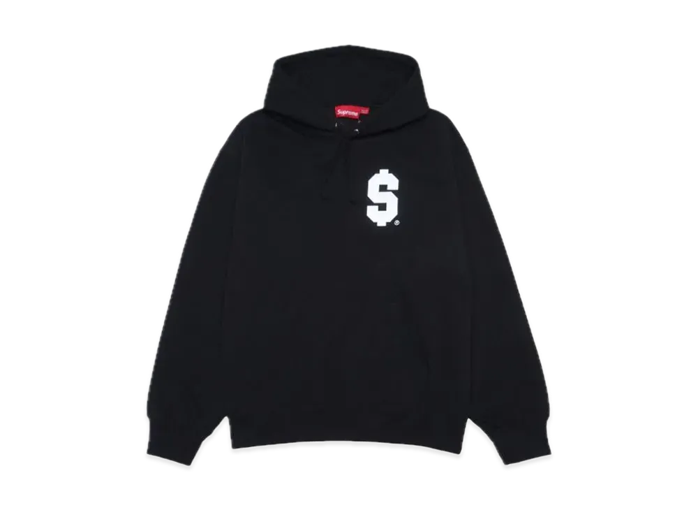 シュプリーム ドル フーデッド スウェットシャツ "ブラック"