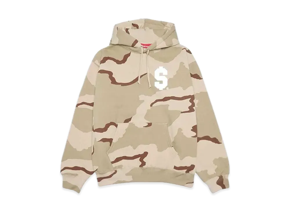 シュプリーム ドル フーデッド スウェットシャツ "デザート カモ"