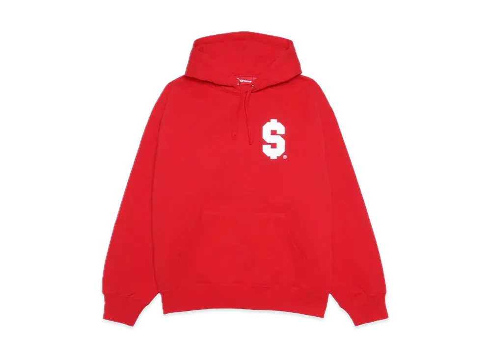 Supreme $ Hooded Sweatshirt "Red"
