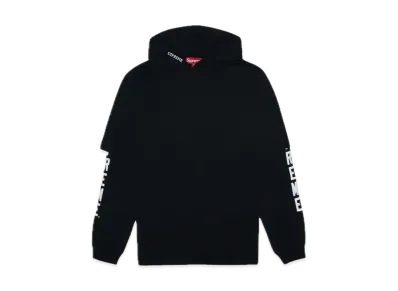 Supreme Layered Hooded L/S Top "Black"