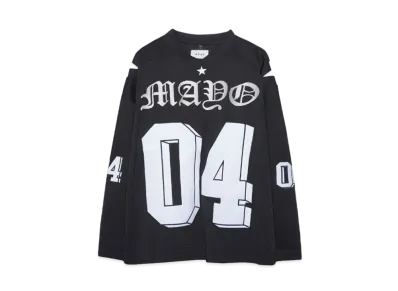 MAYO Embroidery Game shirt "BLACK"