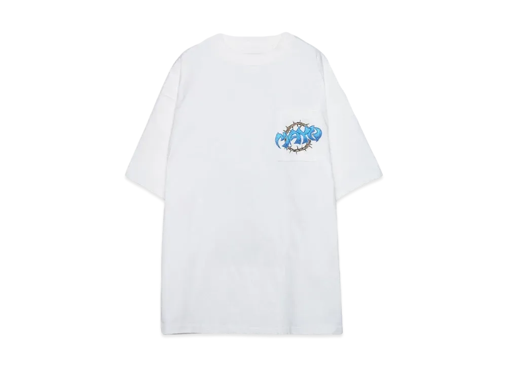 MAYO sunshineL Embroidery short Sleeve Tee "WHITE"