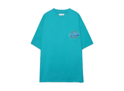MAYO sunshineL Embroidery short Sleeve Tee "KINMIYA BLUE"