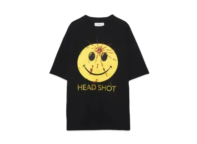MAYO HEAD SHOT Embroidery short Sleeve Tee "BLACK"